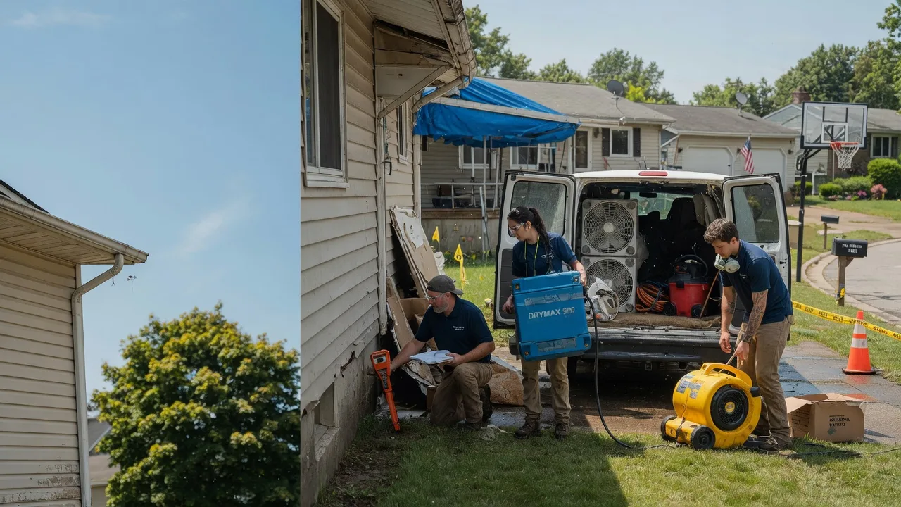 Ceiling Leak Cleanup in Palmyra, NJ near me